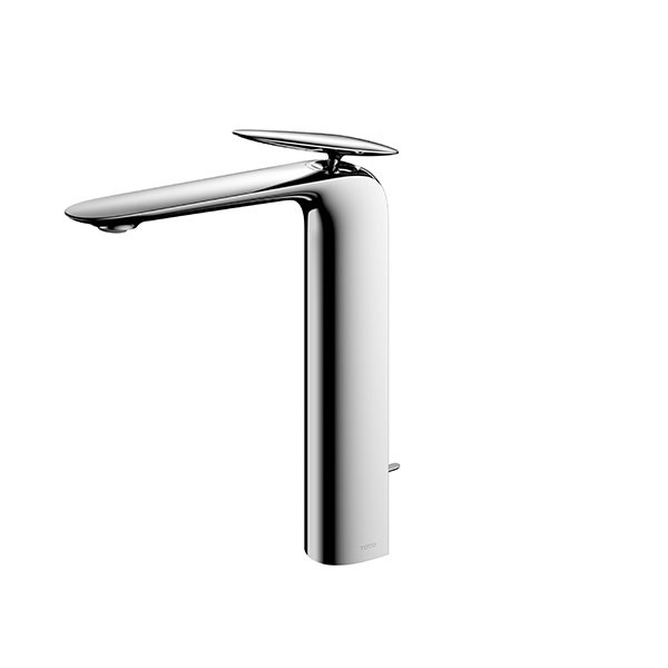 Vòi chậu lavabo nóng lạnh gắn tường màu trắng bóng Toto TLG11308BA#PARENT - Image 4