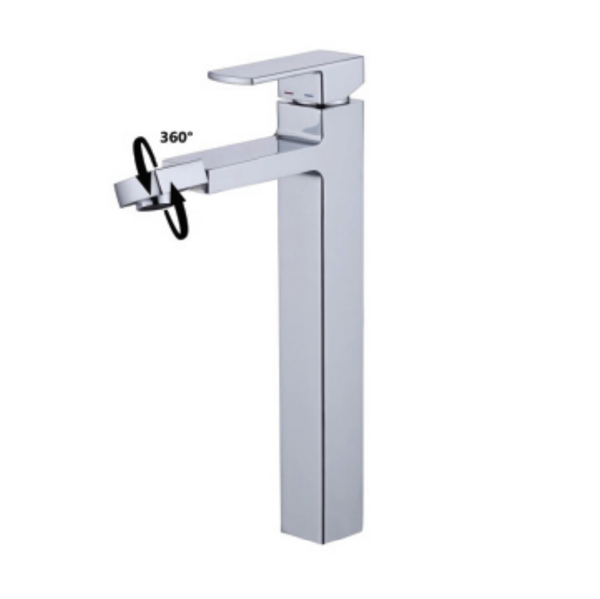 Vòi chậu lavabo nóng lạnh Hàn Quốc Ecofa E-401 ( Cao 25cm) - Image 3