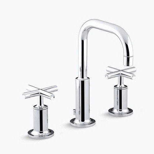 Vòi chậu lavabo nóng lạnh Kohler Devonshire K-394-4-BRZ - Image 4