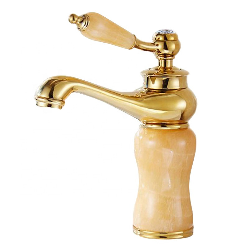 Vòi chậu lavabo nóng lạnh mạ màu đen Miken MK-A44001B - Image 5