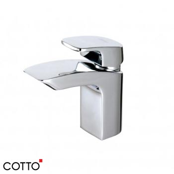Vòi chậu lavabo nóng lạnh màu đen COTTO CT2302AY#BL - Image 4