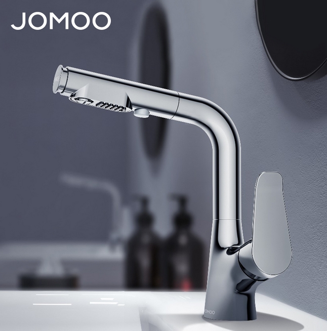 Vòi chậu lavabo nóng lạnh màu đen JOMOO P32408-674/DBC-Z - Image 6
