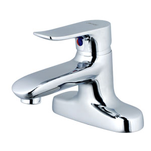 Vòi chậu lavabo nóng lạnh màu trắng Caesar B390CWU - Image 4