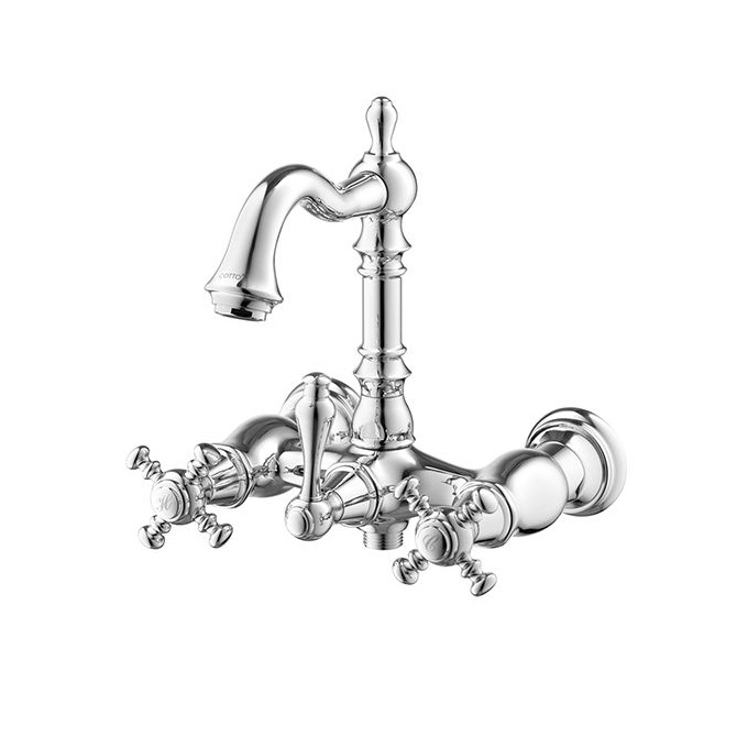 Vòi chậu lavabo nóng lạnh màu trắng COTTO CT2124AY#WH - Image 6