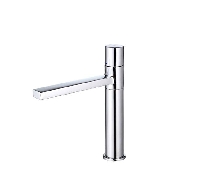 Vòi chậu lavabo nóng lạnh màu vàng COTTO 3 lỗ CPF202A#GR2 - Image 3