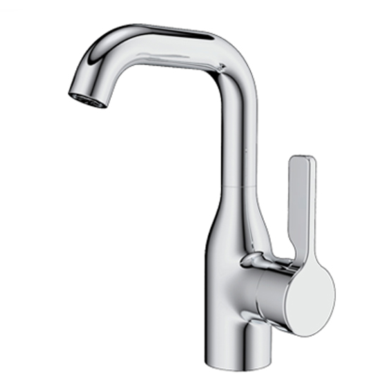 Vòi chậu lavabo nóng lạnh màu vàng JOMOO 32426-715-EA-Z - Image 6