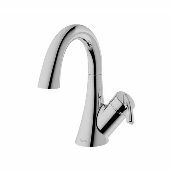 Vòi chậu lavabo nóng lạnh màu vàng MOEN Duna GN54123BZG - Image 5