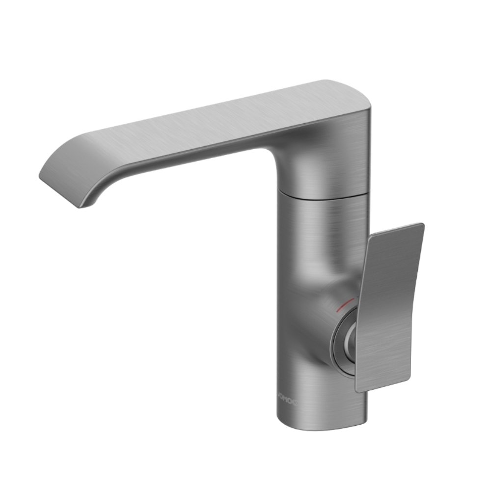 Vòi chậu lavabo nóng lạnh màu xám 32413-680/HAS-Z