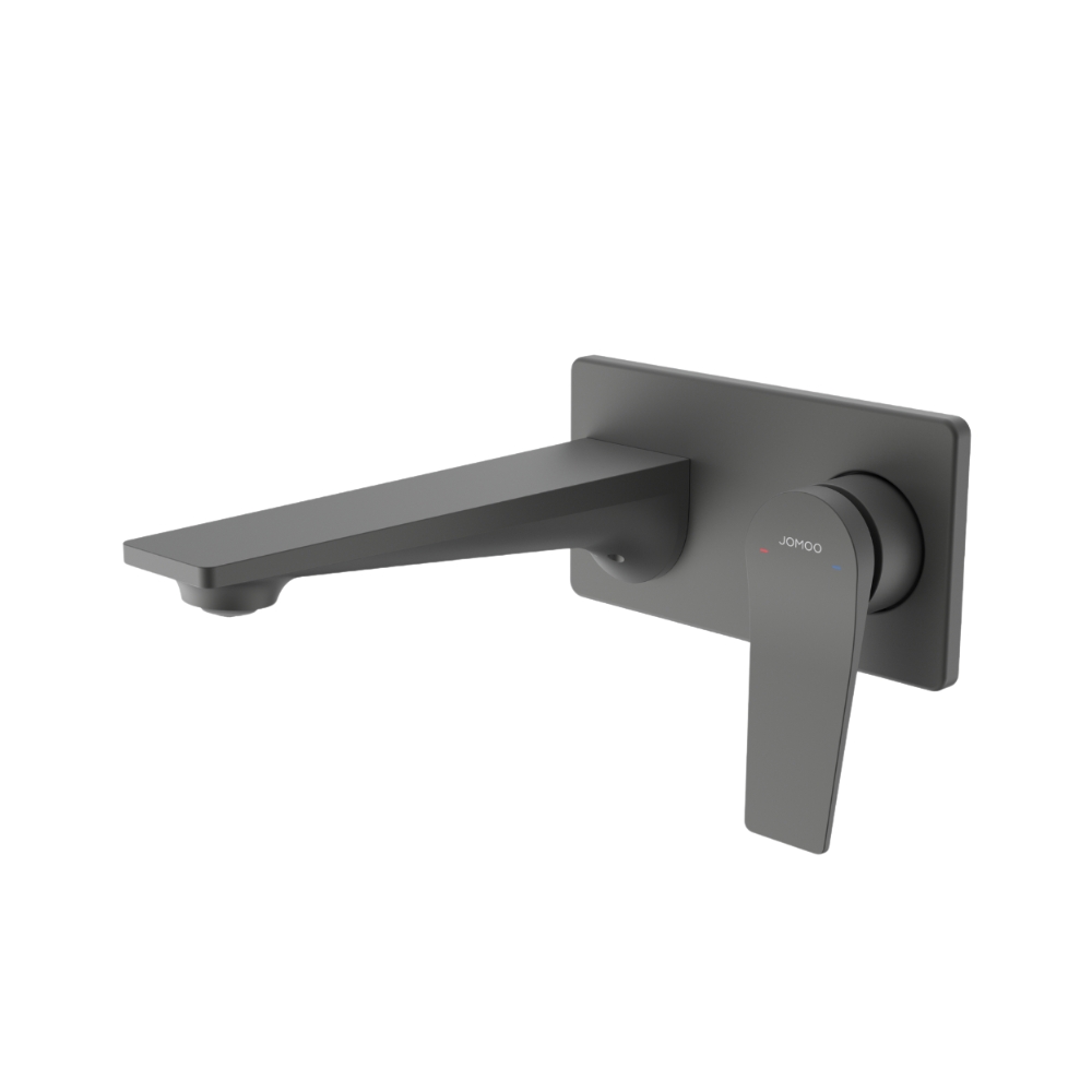 Vòi chậu lavabo nóng lạnh màu xám JOMOO 32305-456/HBS-Z - Image 3