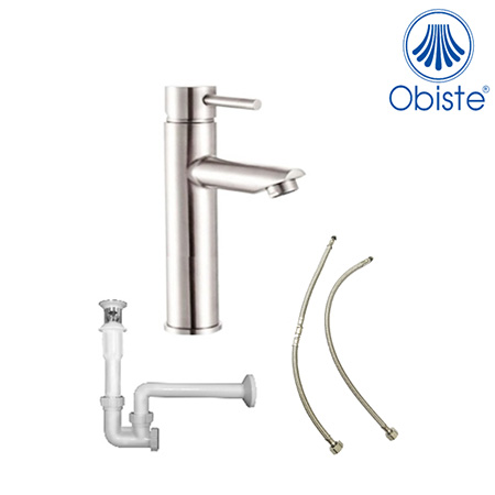 Vòi chậu lavabo nóng lạnh Obiste JA104 - Image 6