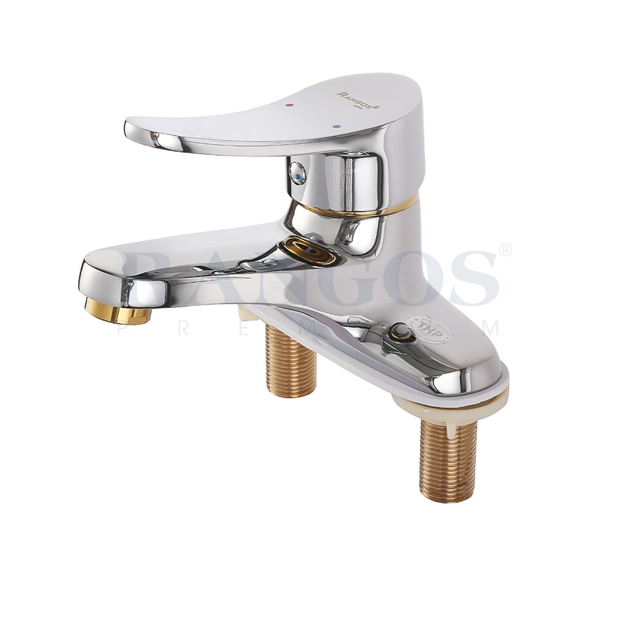 Vòi chậu lavabo nóng lạnh Rangos RG-304V3B - Image 6
