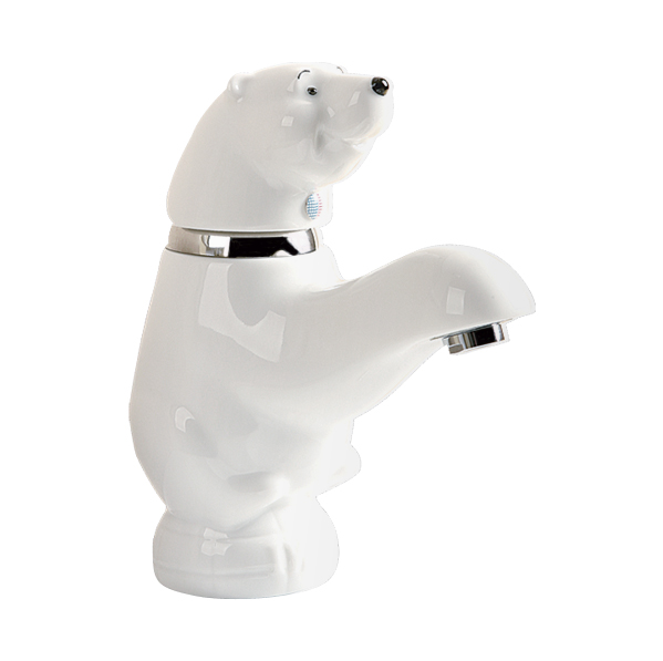 Vòi chậu lavabo trẻ em con voi có vòi ngộ nghĩnh màu cam MKV-0979ORG - Image 3