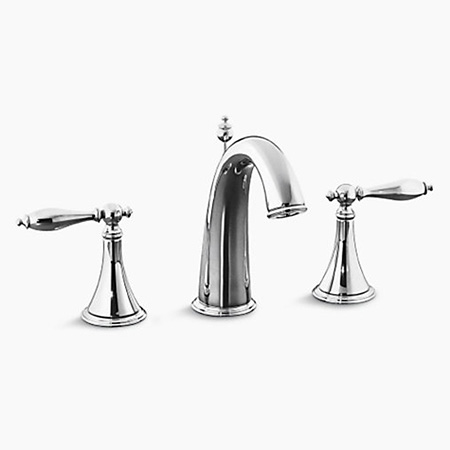 Vòi chậu lavabo, vòi bồn tắm 3 lỗ Kohler K-97352T-4-CP - Image 6