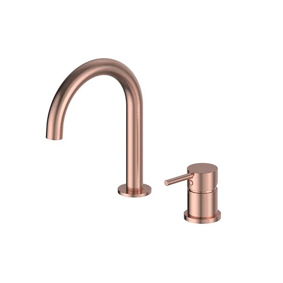 Vòi chậu lavabo, vòi bồn tắm 3 lỗ mạ vàng bóng MK-99061GB - Image 4