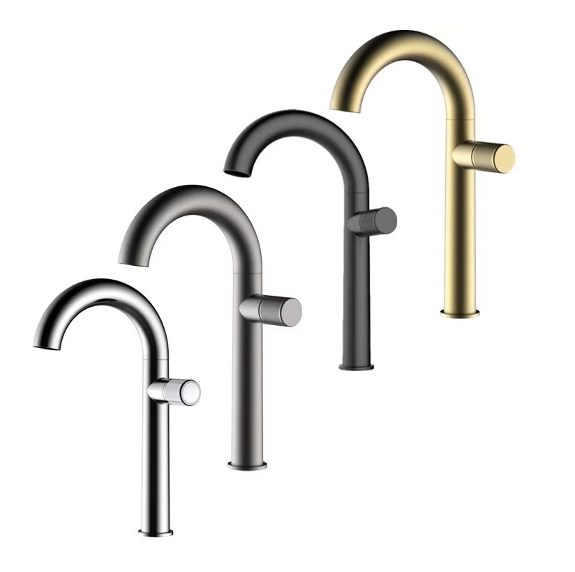 Vòi chậu lavabo vòi bồn tắm 3 lỗ mạ vàng MK-225072GB - Image 3