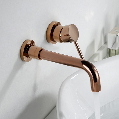 Vòi chậu lavabo vòi bồn tắm 3 lỗ mạ vàng MK-225072GB - Image 6