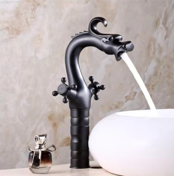 Vòi chậu lavabo vòi bồn tắm 3 lỗ Miken MKV-60121W - Image 6