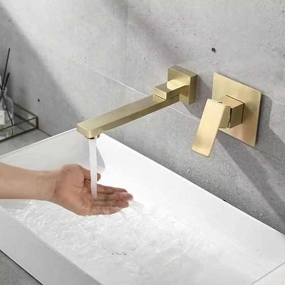 Vòi chậu lavabo, vòi bồn tắm Đồng mạ crom Miken MKV-30003-W1 - Image 3