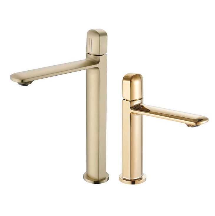 Vòi chậu lavabo, vòi bồn tắm mạ hồng vàng Rose Gold Miken WK-58454 - Image 3