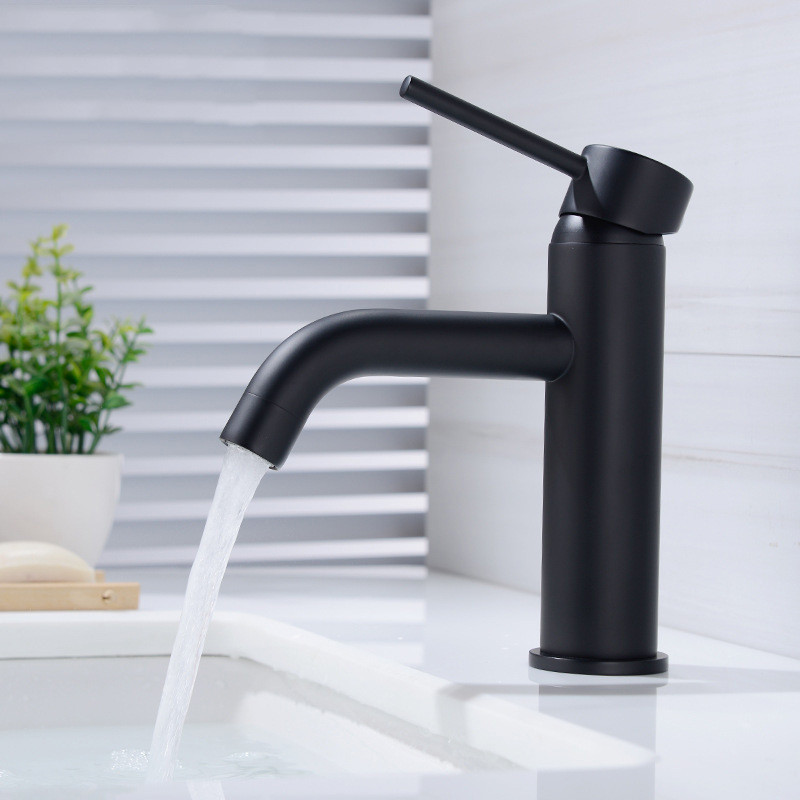 Vòi chậu lavabo, vòi bồn tắm mạ màu vàng bóng 3 lỗ Miken MK-552GB - Image 3
