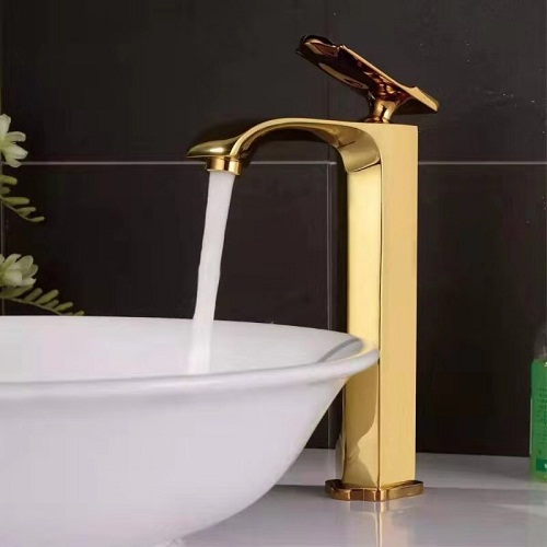 Vòi chậu lavabo vòi bồn tắm mạ vàng MK-01989G - Image 3