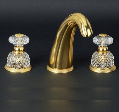 Vòi chậu lavabo vòi bồn tắm mạ vàng MK-01989G - Image 4