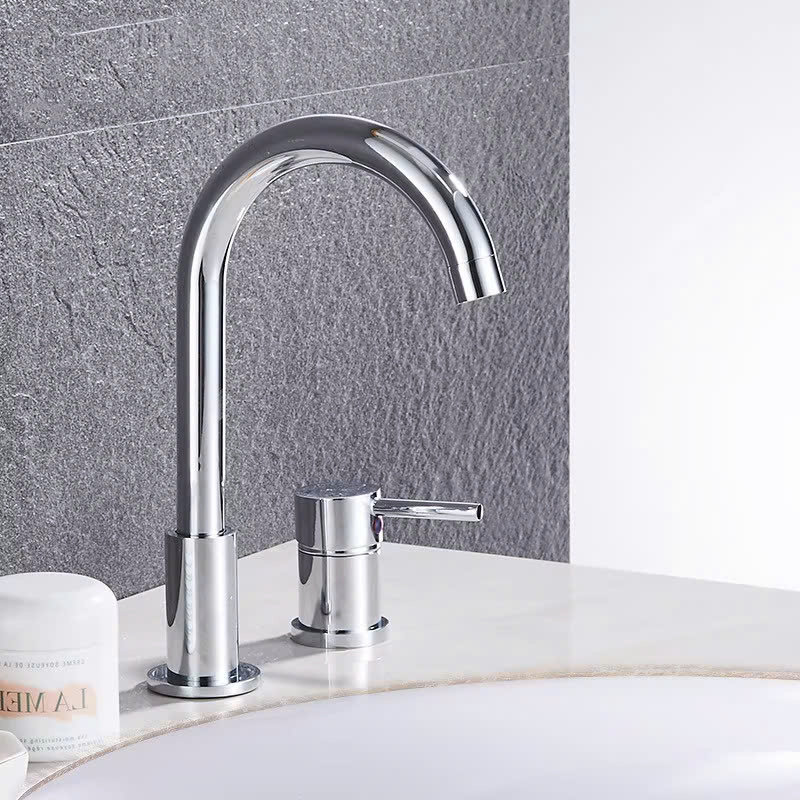 Vòi chậu lavabo, vòi bồn tắm màu đen mờ Miken MKV-V04B - Image 5