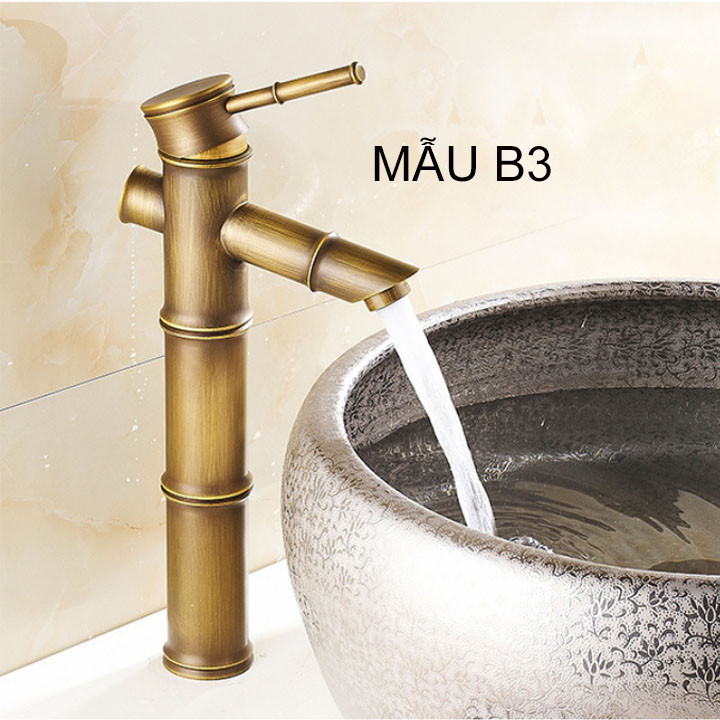 Vòi chậu lavabo , vòi xả bồn mạ vàng HM-01991 (Đặt hàng từ 10-25 ngày) - Image 4