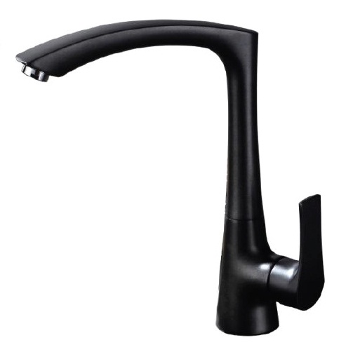 Vòi chậu rửa bát nóng lạnh rút dây màu đen HCG - Kokku H3398E - Image 5