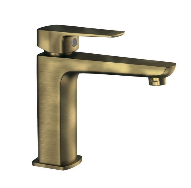 Vòi chậu rửa lavabo nóng lạnh cổ cao màu vàng đồng JAQUAR Ấn Độ KUP-ABR-35005BPMV - Image 3