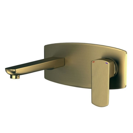 Vòi chậu rửa lavabo nóng lạnh cổ cao màu vàng đồng JAQUAR Ấn Độ KUP-ABR-35005BPMV - Image 5