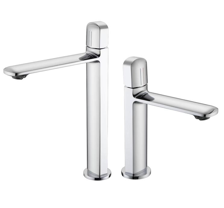 Vòi chậu rửa mặt lavabo mạ màu đen Miken MK-8020B - Image 6