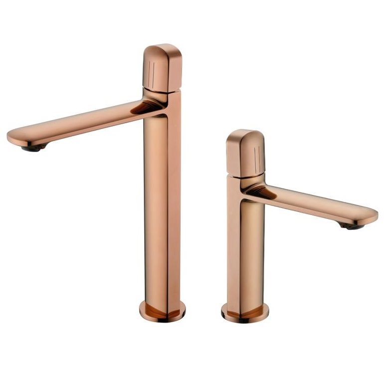 Vòi chậu rửa mặt lavabo mạ màu vàng Miken MK-8032GM - Image 3