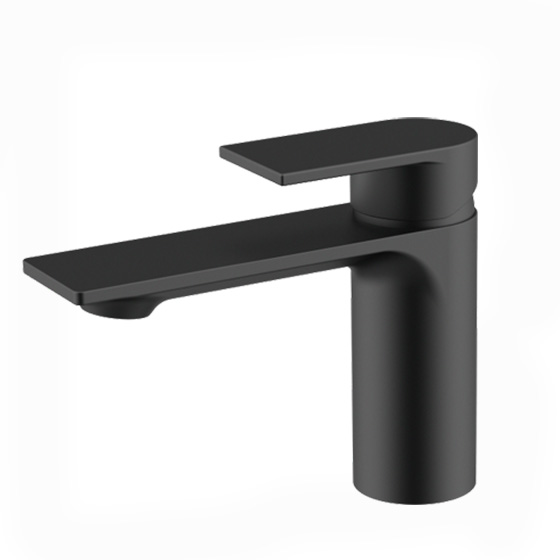 Vòi chậu rửa mặt lavabo màu đen Mirolin MK801B