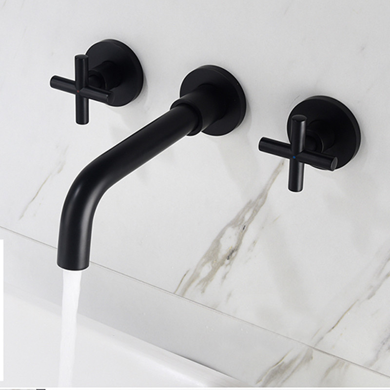 Vòi chậu rửa mặt lavabo màu vàng hồng Miken MKV-600015G - Image 5