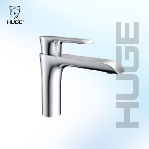 Vòi chậu rửa mặt lavabo nóng lạnh Huge H-6900VS-1 - Image 4