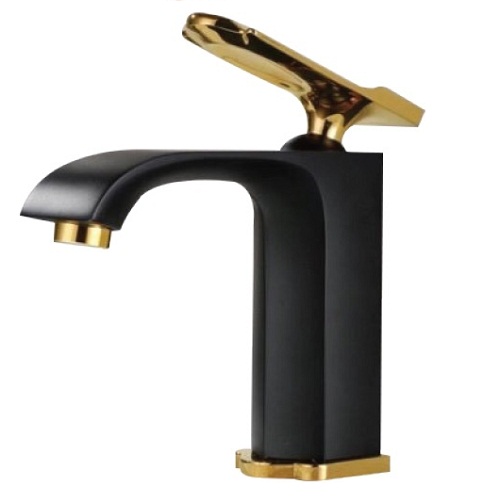 Vòi chậu rửa mặt màu đồng giả cổ Miken 5382 - Image 3