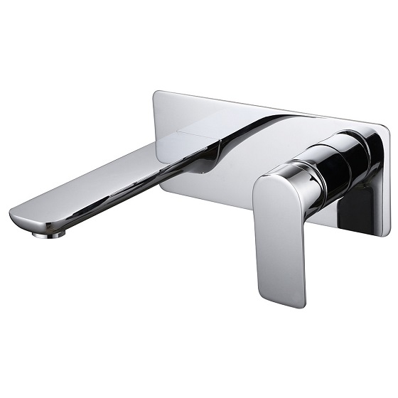 Vòi chậu rửa mặt nóng lạnh 30cm mạ vàng bọc đá Miken HD-BF06G Brown - Image 5