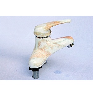 Vòi chậu vân đá cốm mạ sứ VVDC603 - Image 5