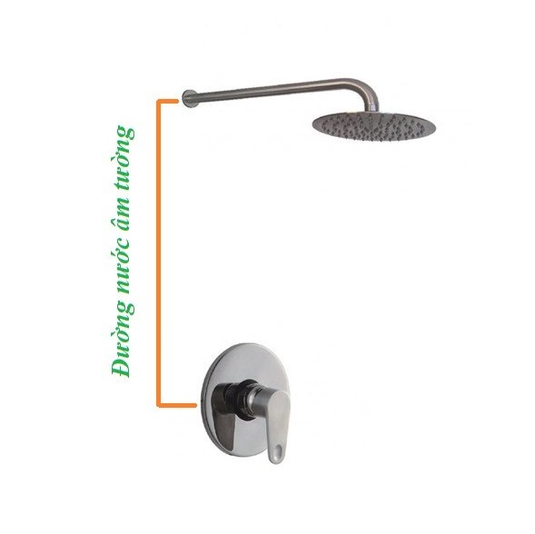 Vòi hoa sen tắm nóng lạnh đặt ngoài trời tắm tráng, tắm bể bơi Miken HW1003 - Image 5