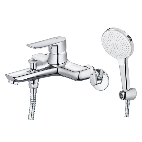 Vòi hoa sen tắm nóng lạnh màu đỏ Caesar S393CR - Image 6
