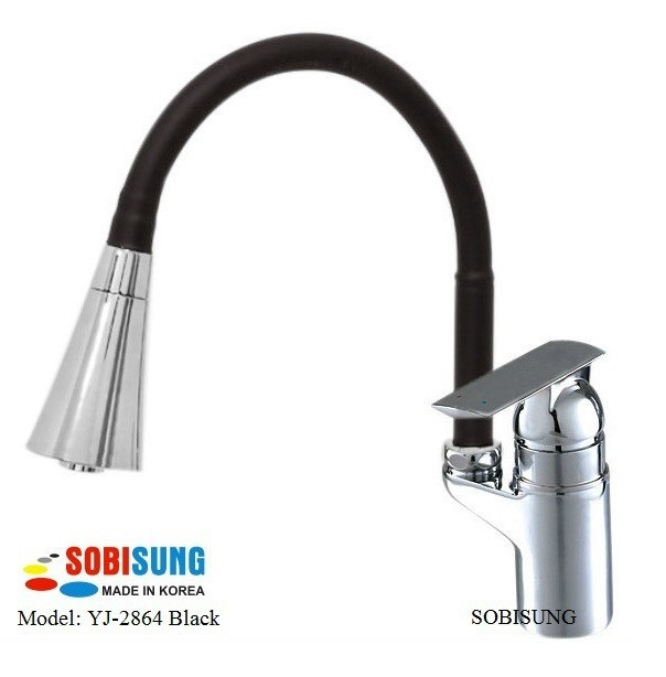 Vòi rửa bát cần mềm nóng lạnh Sobisung YJ-2864 - Image 4