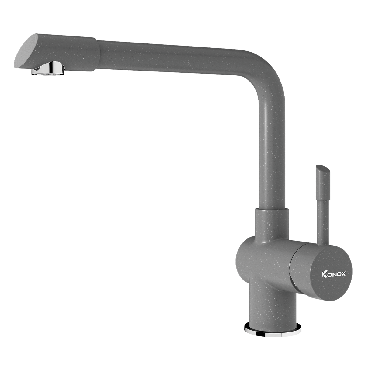 Vòi rửa bát dây rút Konox Vira Chrome - Image 3