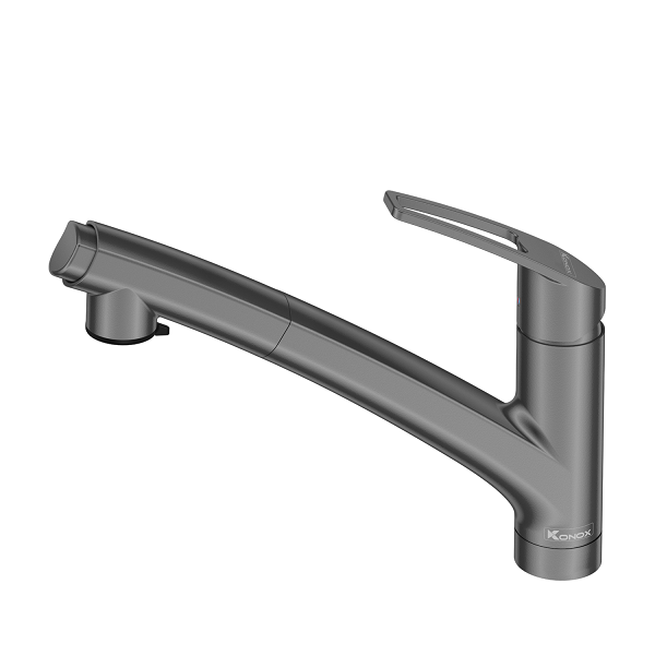 Vòi rửa bát dây rút Konox Vira Chrome - Image 5