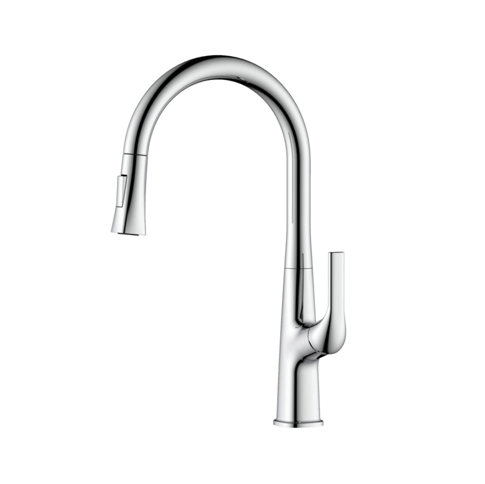 Vòi rửa bát dây rút nóng lạnh màu đen JADE KLUGER KLF0010B - Image 4