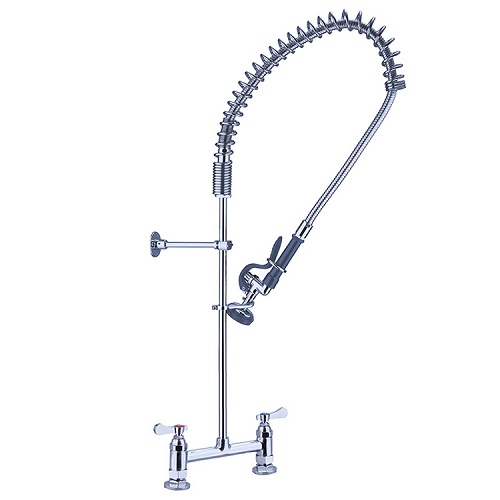 Vòi rửa bát nóng lạnh 2 chân cứng cắm chậu MN 012 (Đặt hàng 10 ngày) - Image 3