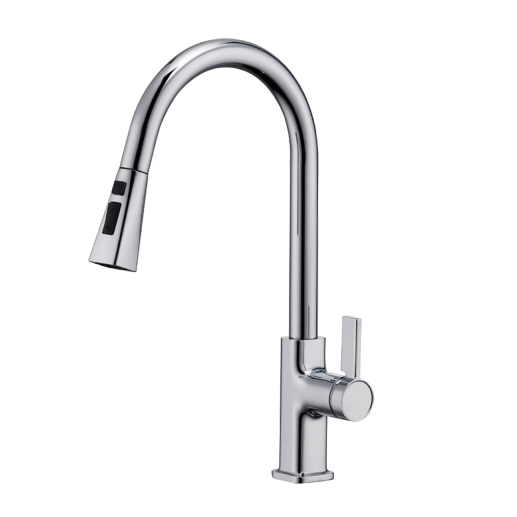 Vòi rửa bát nóng lạnh dây rút Classic KPX2208 - Image 4