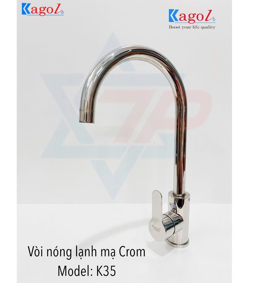 Vòi rửa bát nóng lạnh dây rút Kagol K11 - Image 5