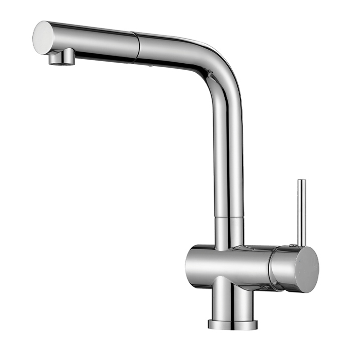 Vòi rửa bát nóng lạnh dây rút màu đen Fandi FD-629B - Image 5