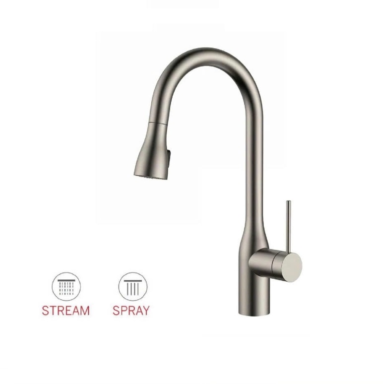 Vòi rửa bát nóng lạnh dây rút màu đen Paul Schmitt PA327KCBQ - Image 5